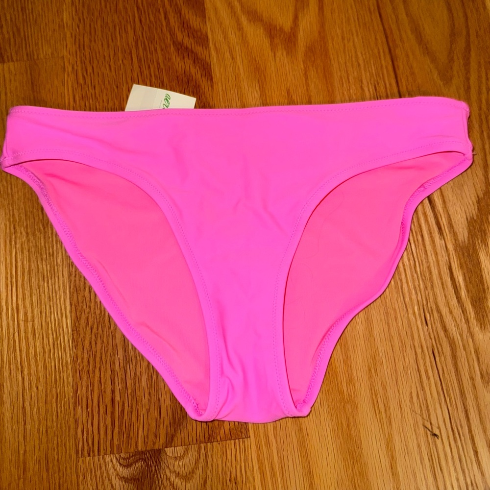 NEW! Aerie Hot Pink bikini bottom. Size medium